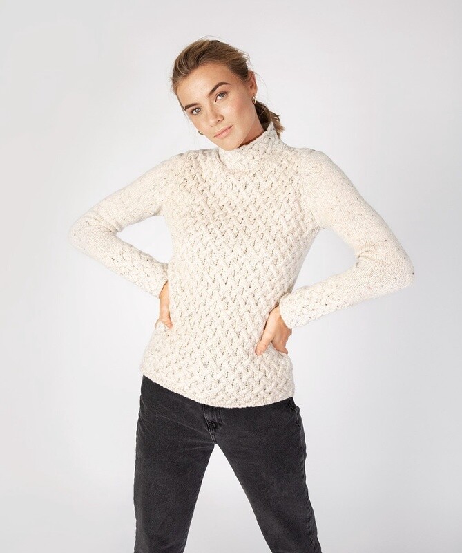 Trellis Wool and Cashmere Sweater