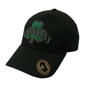 Guinness Black Shamrock Baseball Cap