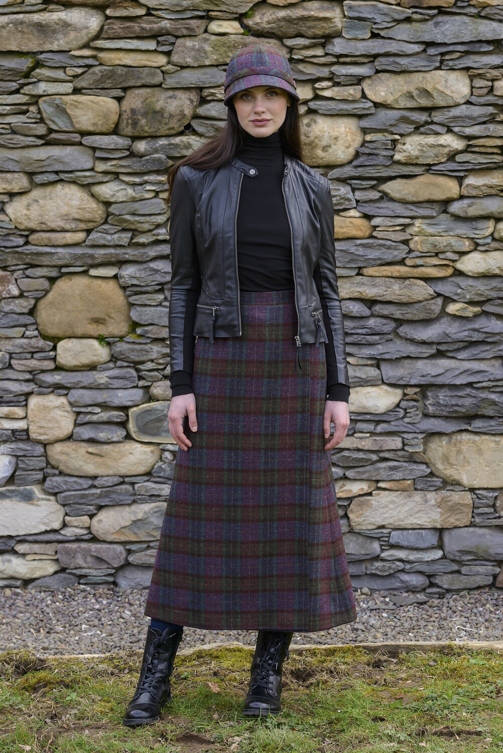 Mucros Tweed Skirt - (3 colours)