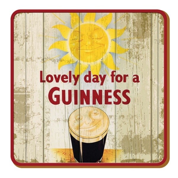 Guinness - Nostalgic Smiling Pint Coaster