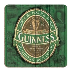 Guinness-Nostalgic Green Label Coaster