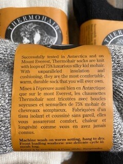 Ladies Mohair Socks