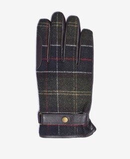 Barbour newbrough tartan glove deals