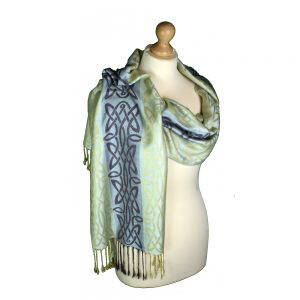 Wool &amp; Silk Pashmina Scarf- Caher