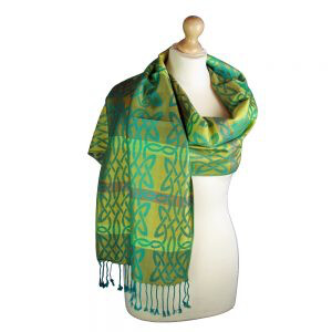 Wool &amp; Silk Pashmina Scarf -  Achill