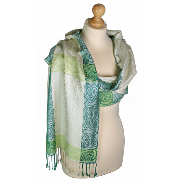 Wool &amp; Silk Pashmina Scarf - Feenish