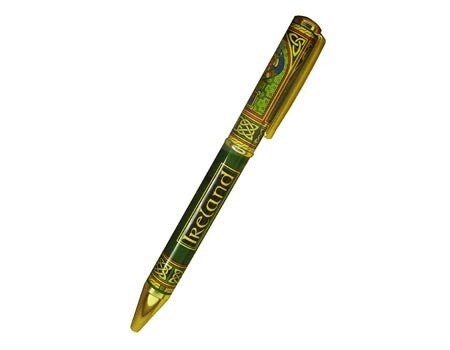 Celtic Peacock Ball Point Pen