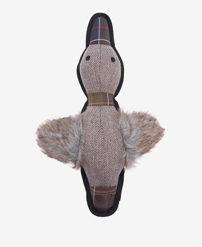 Barbour Tweed Duck Dog Toy