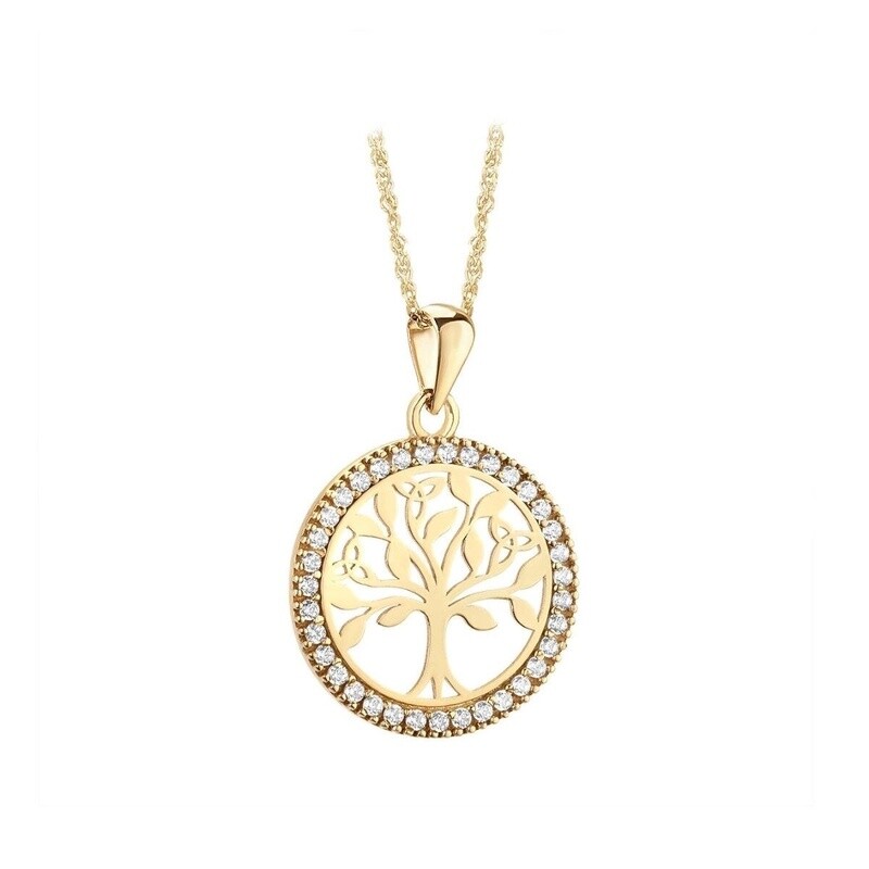 10K Gold Tree of Life Necklace