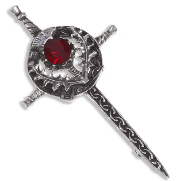 Sword & Thistle Kilt Pin