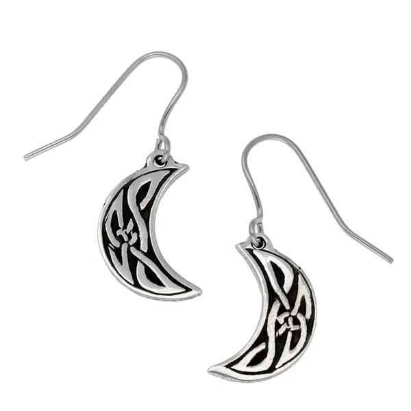 Celtic Moon Earrings