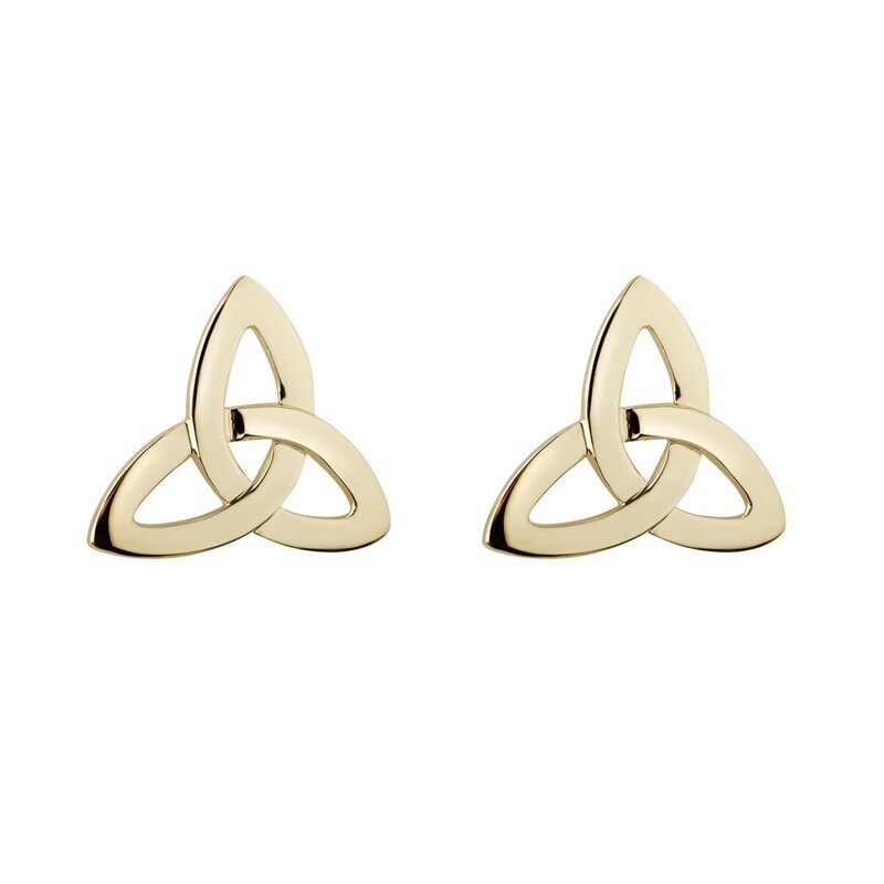 10K Gold Trinity Knot Earrings