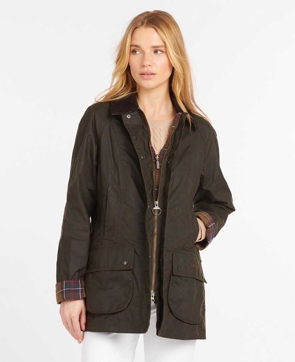 Beadnell Ladies Waxed Cotton Coat