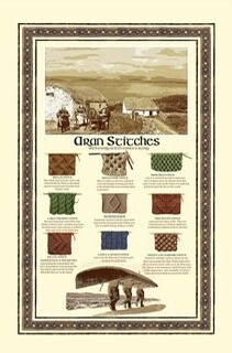 Tea Towel-Aran Stitches