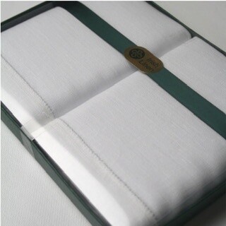 Men’s Linen Handkerchiefs-Box of 2