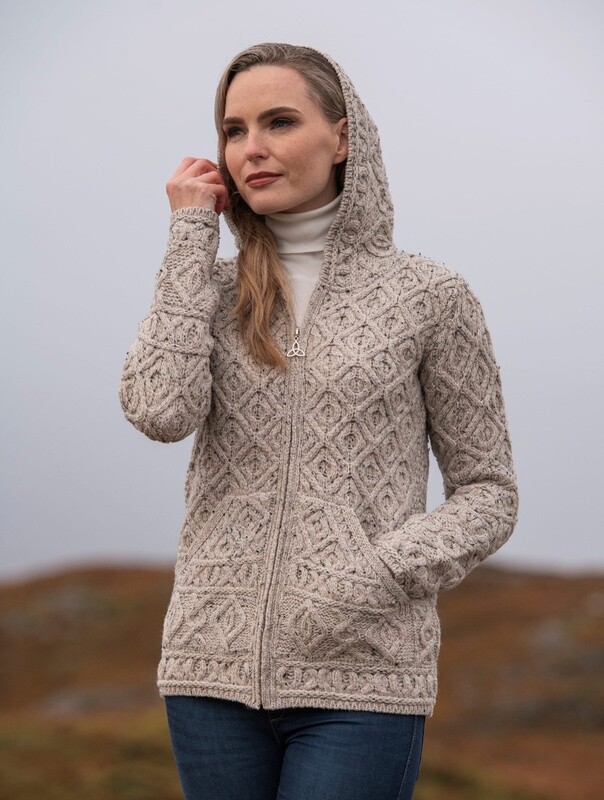 Skellig Zip Cardigan with Hood