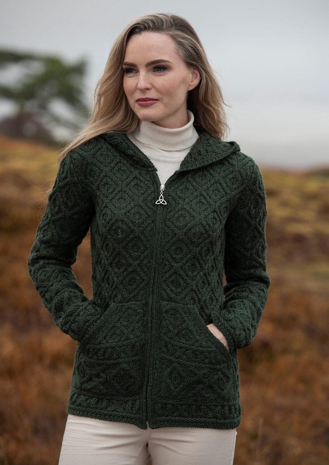 Skellig Zip Cardigan with Hood