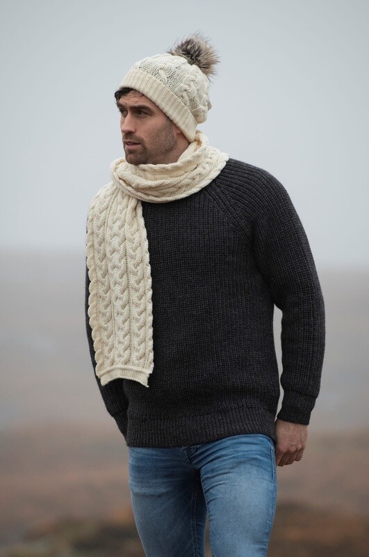 Chunky Cable Scarf