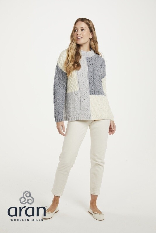 Supersoft Merino Patchwork Sweater