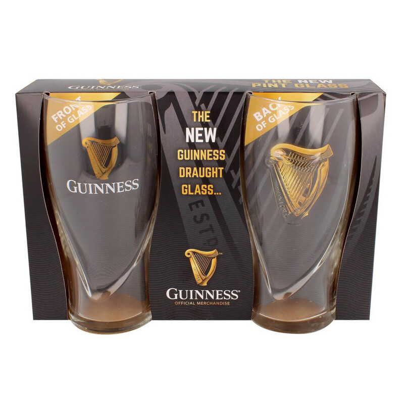 Guinness Gravity Pint Glass - 2 Pack