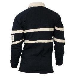 Guinness Classic Heritage Black &amp; Cream Rugby Shirt