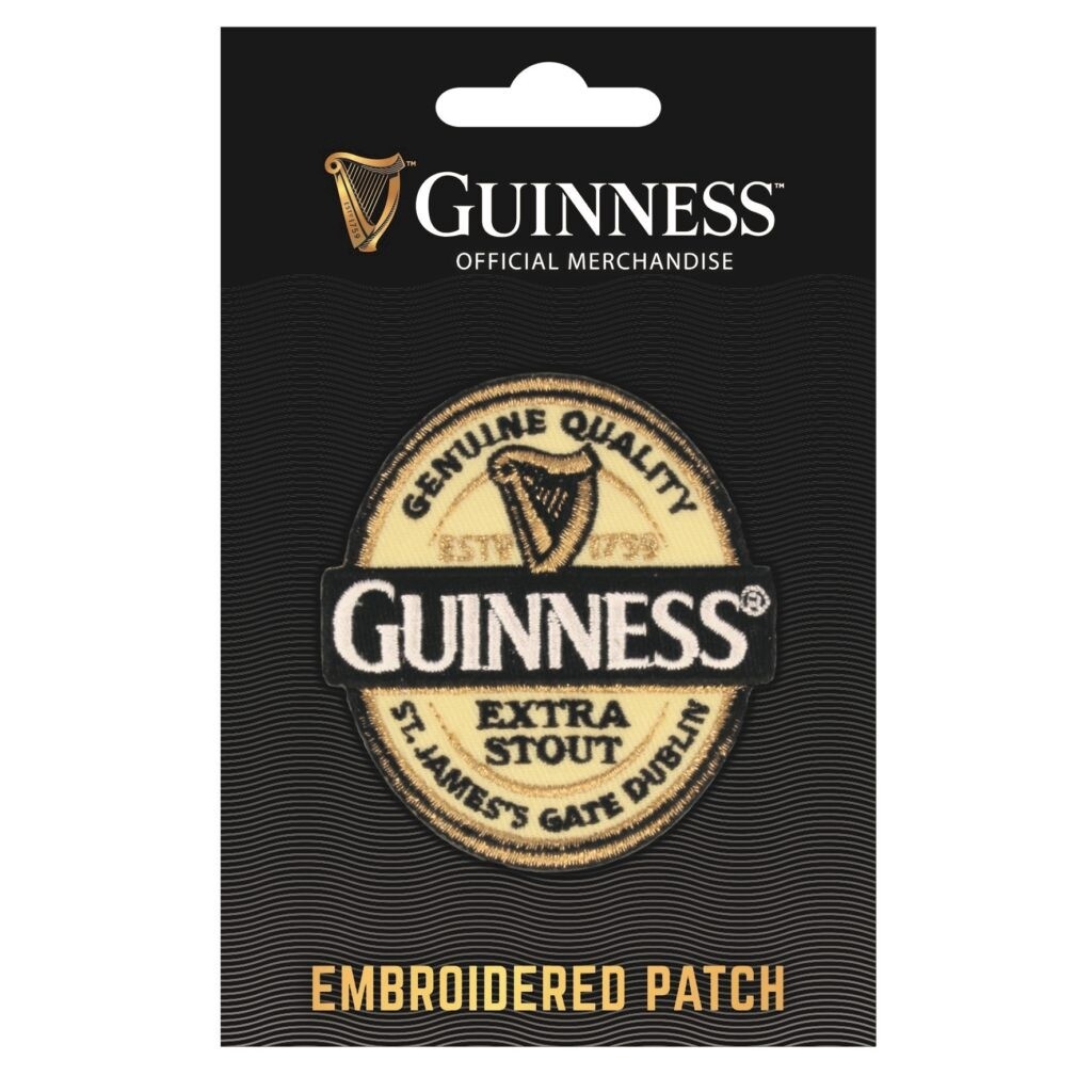 Guinness Iron On Patch - Label