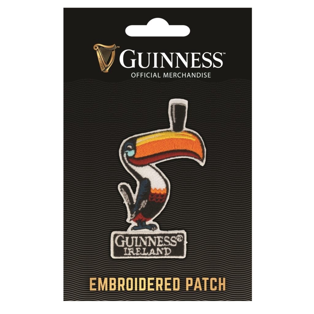 Guinness Iron On Patch- Toucan