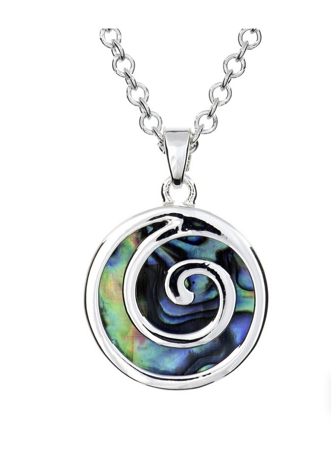 Green Spiral Pendant