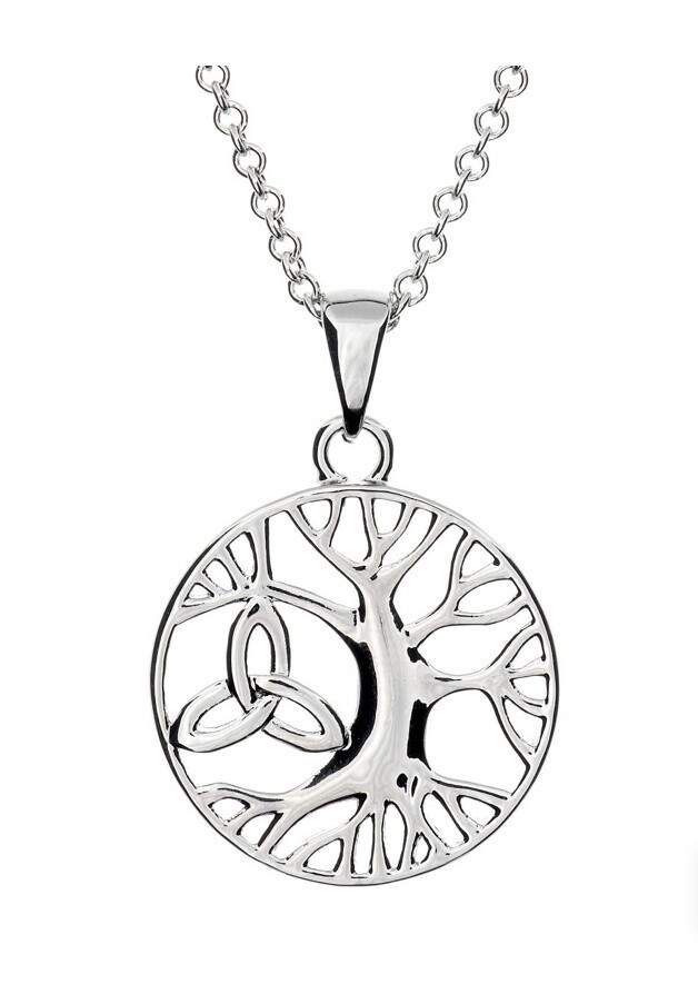 Celtic Tree Circle Pendant