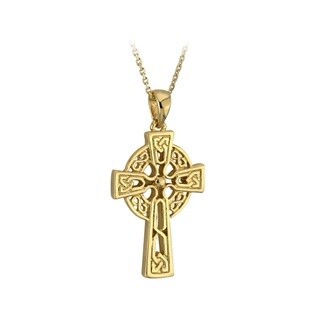 10CT Gold Small Celtic Cross pendant