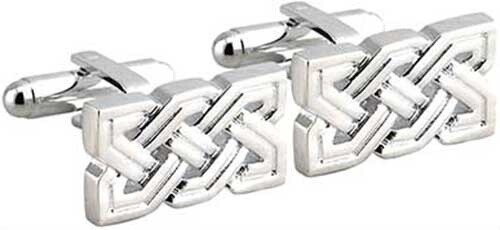 Silver Plated Celtic Cuff links