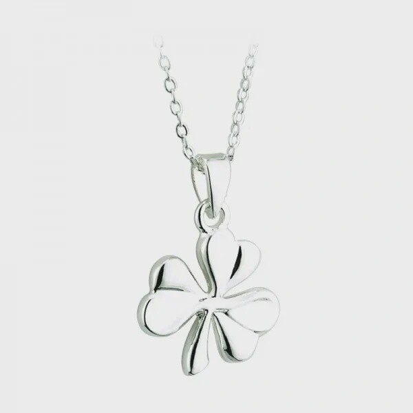 Silver Plated Shamrock necklace