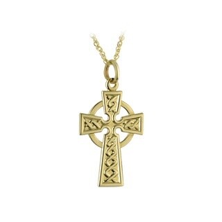 10K Gold Small Celtic Cross pendant