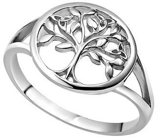 XXX Tree of Life Sterling Silver Ring