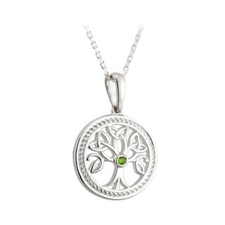 Irish Tree of Life Pendant-Sterling Silver