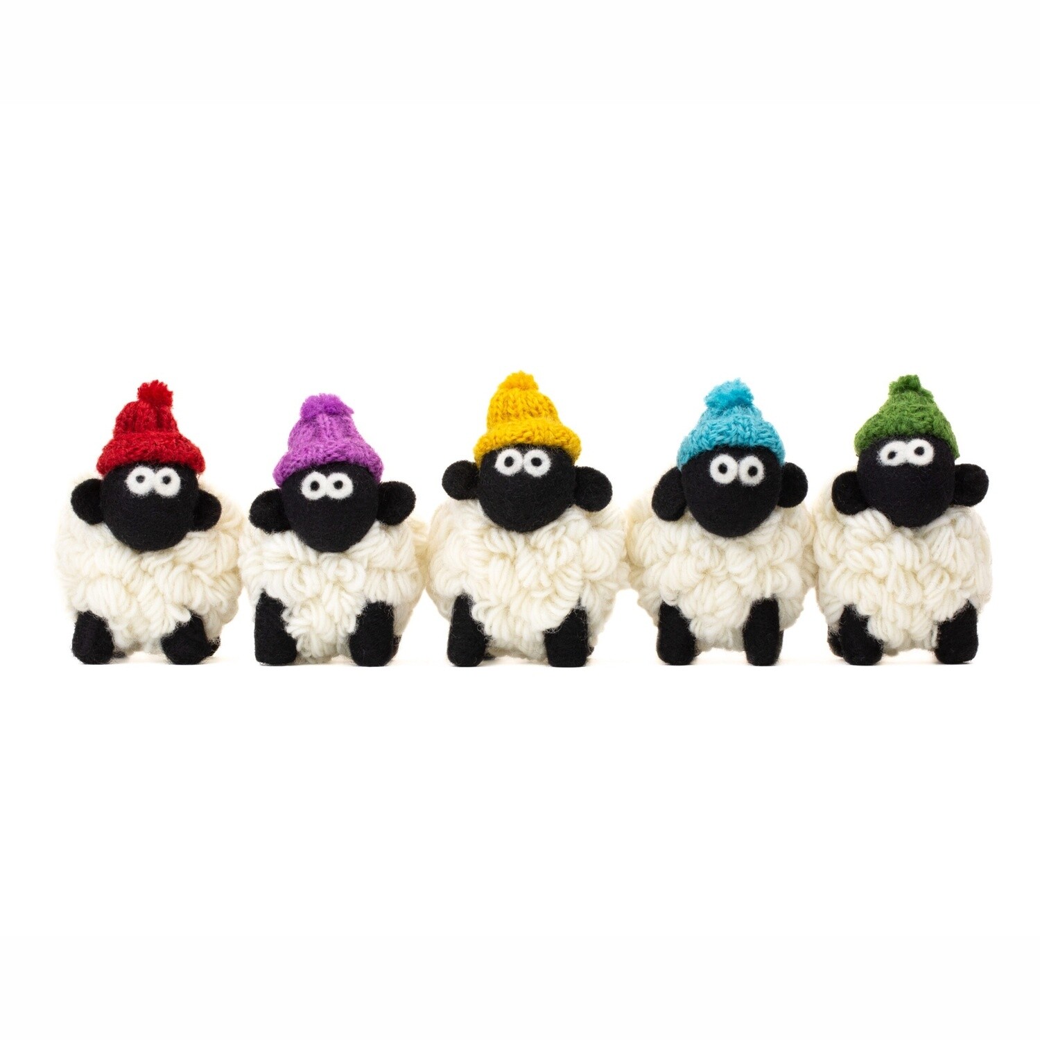 Bobble Hat Wool Sheep Collectable
