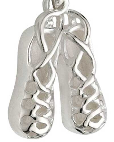 Irish Dancing Shoes pendant-Sterling Silver X