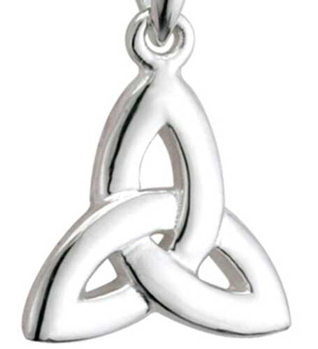 Small Trinity Knot necklace-Sterling Silver
