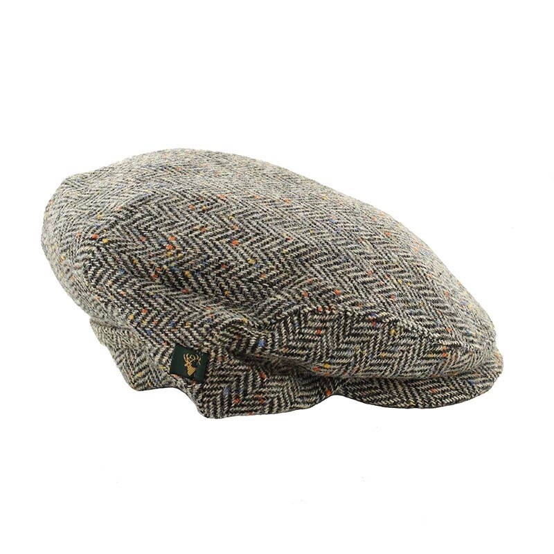 Trinity Cap -Grey Herringbone -  Col. 1
