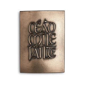 Cead Mile Failte Plaque - Bronze