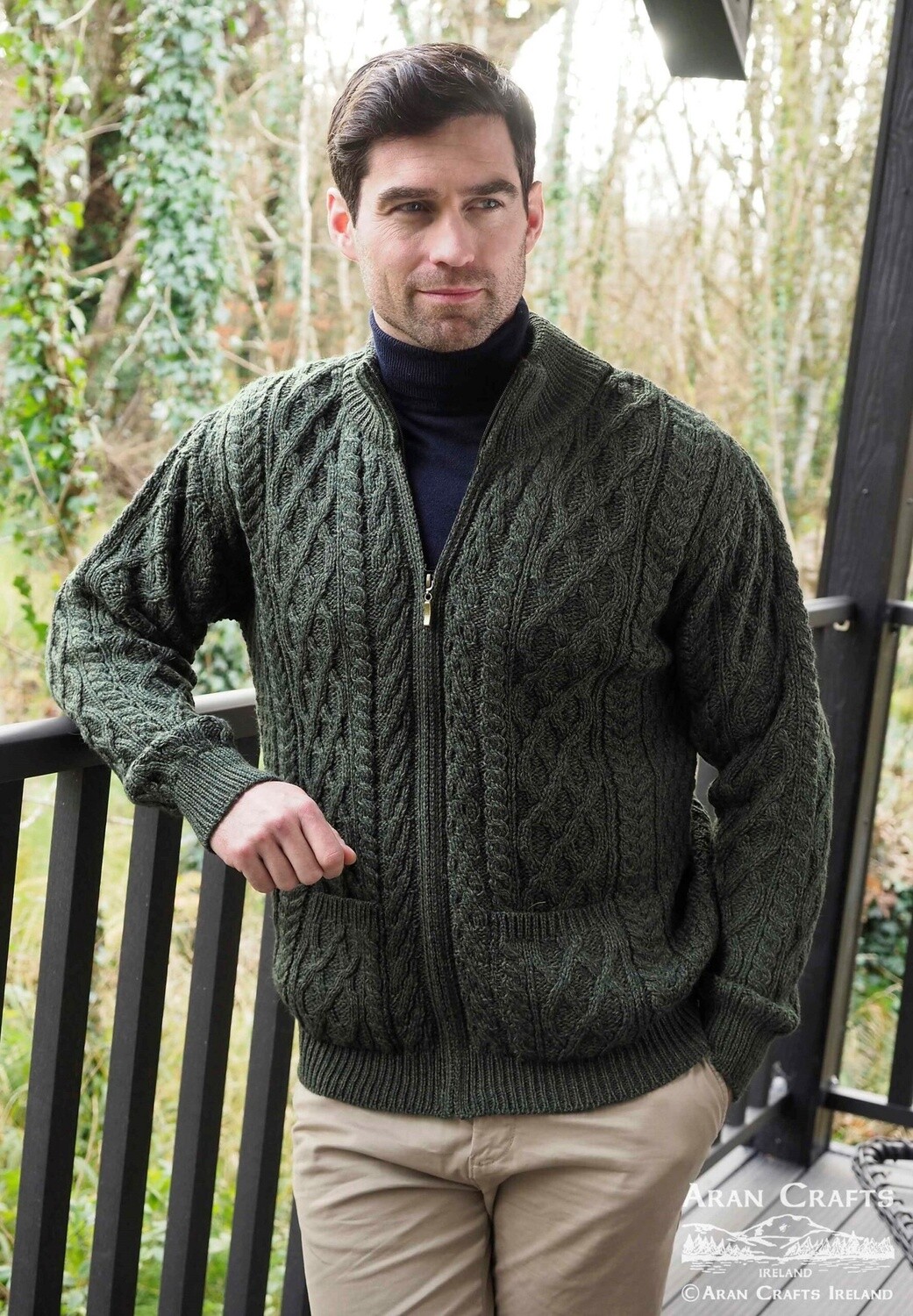 Dingle Zipper Cardigan With Pockets