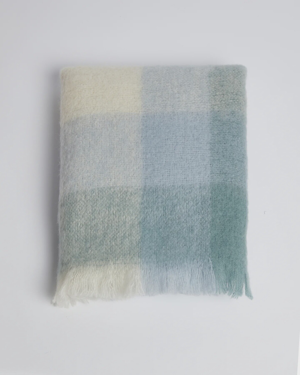 Foxford Clew Bay Mohair Throw-Topaz