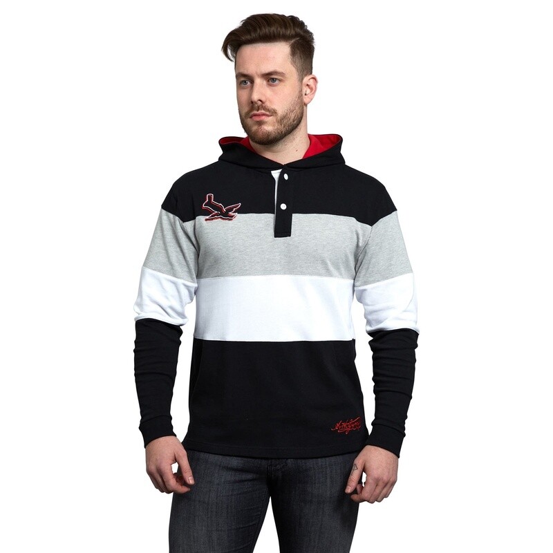 Guinness Black & Red Toucan Rugby Hoodie