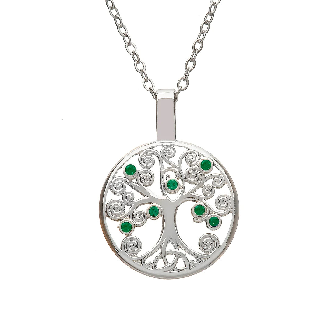 Silver Plated CS Tree of Life Pendant