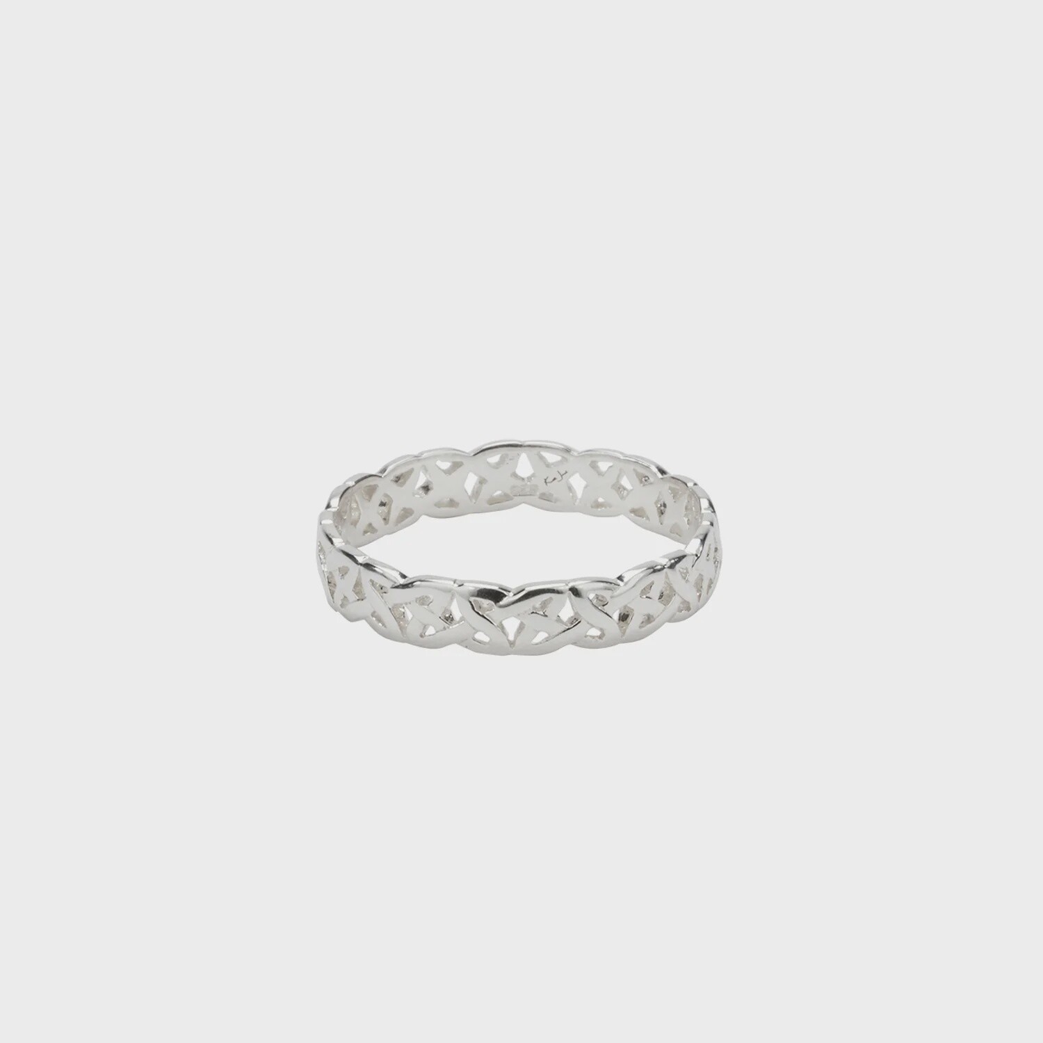 Silver Love Knot Ring
