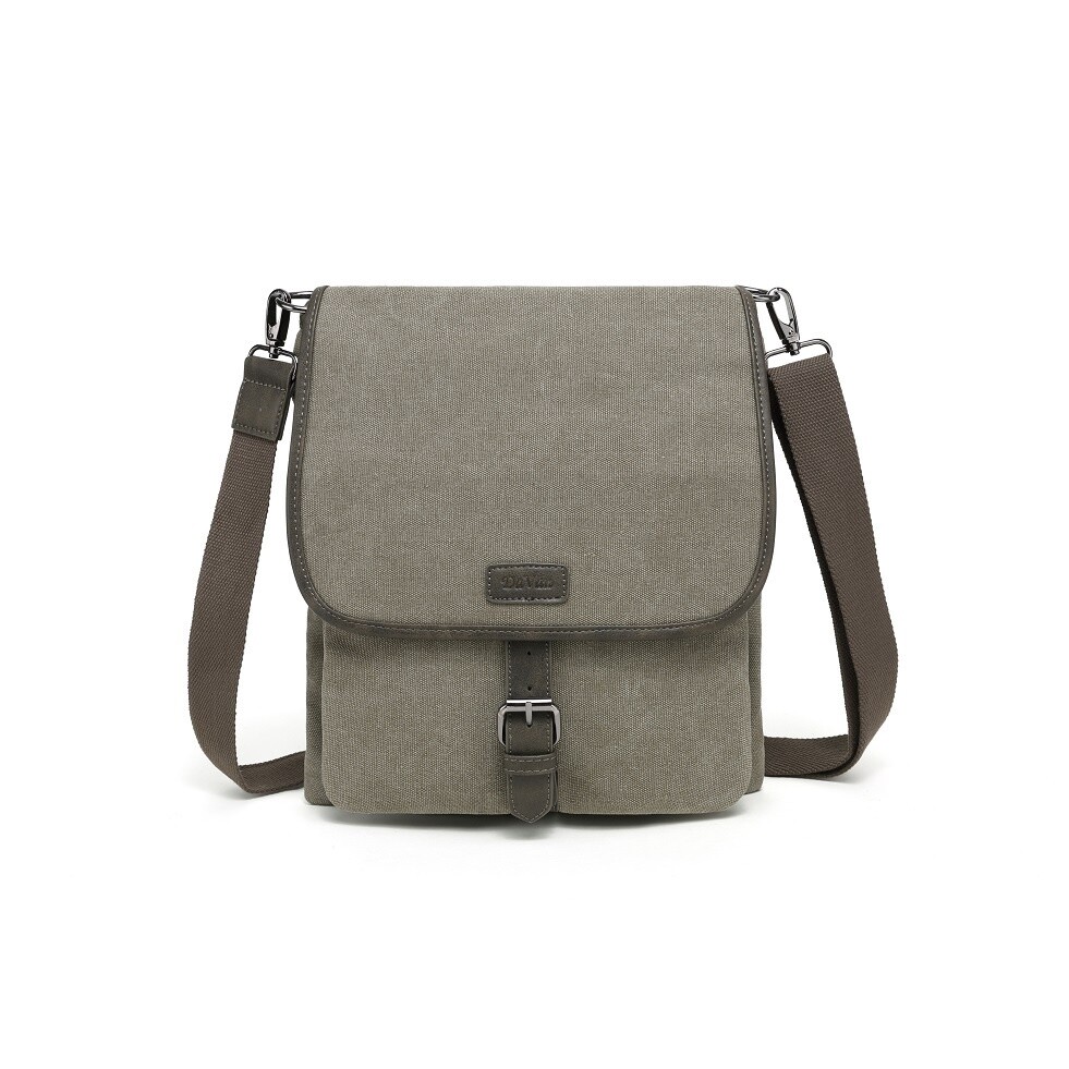 Canvas Messenger Bag - Green