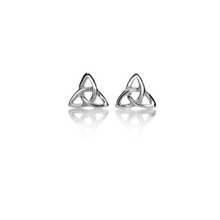 Sterling Silver Trinity Studs