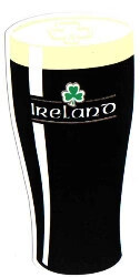 Ireland Pint Glass Sticker