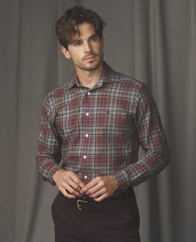 Tullagh Shirt In Multicoloured Check