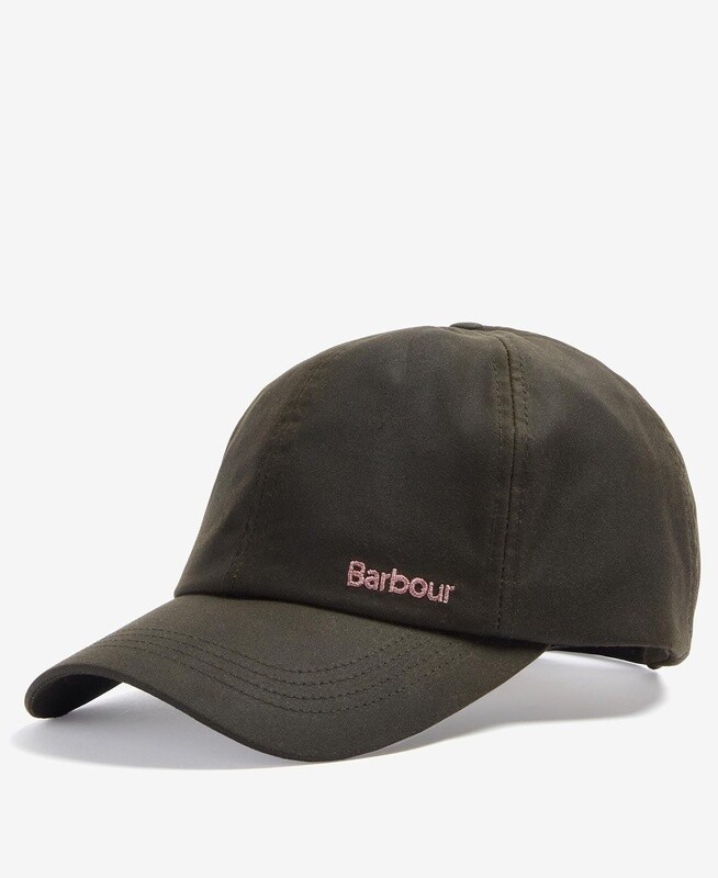 Barbour Belsay Waxed Sports Cap - Olive